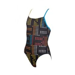 ARENA NEON ONE PIECE 000097-508 BLACK GIRLS