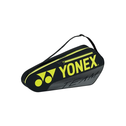YONEX TEAM 3 PACK BLACK TENNIS BAG 1 YONEX TEAM 3 PACK BLACK TENNIS BAG