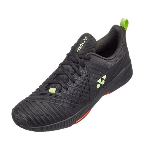 YONEX SONICAGE 3 ALLCOURT BLACK/LIME MENS TENNIS 1 YONEX SONICAGE 3 ALLCOURT BLACK/LIME MENS TENNIS