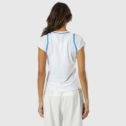 ELLESSE GUSCIO TEE SCJ1189 WHITE LADIES TENNIS TOP 2 ELLESSE GUSCIO TEE SCJ1189 WHITE LADIES TENNIS TOP - Image 2