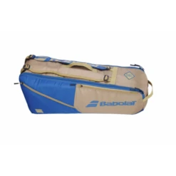 BABOLAT EVO 6PACK BLUE/BEIGE TENNIS BAG