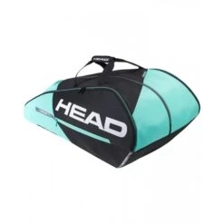 HEAD TOUR TEAM MONSTERCOMBI 12PACK 283422 BLACK/MINT TENNIS BAG