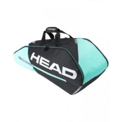 HEAD TOUR TEAM COMBI 6PACK 283482 BLACK /MINT TENNIS BAG