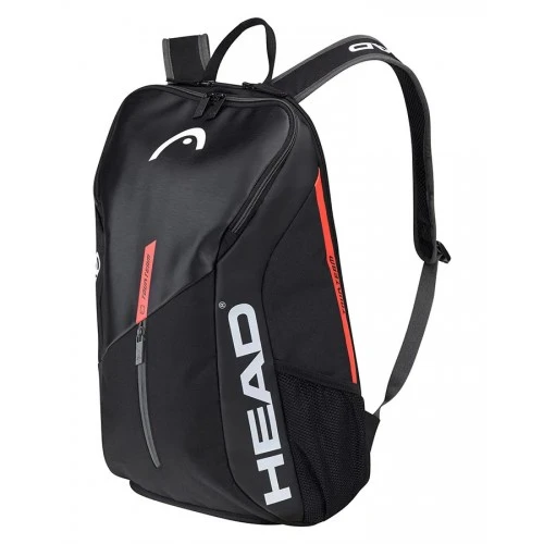 HEAD TOUR TEAM BACKPACK 283512 BLACK/ORANGE TENNIS BAG 1 HEAD TOUR TEAM BACKPACK 283512 BLACK/ORANGE TENNIS BAG
