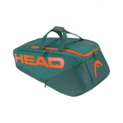 HEAD PRO RACQUET XL 260203-DYFO TENNIS BAG GREEN / ORANGE