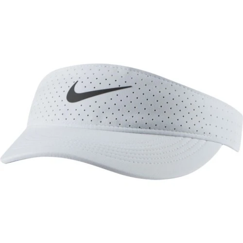 NIKE NK DRY AEROBILL ADVANTAGE VISOR CQ9334-100 WHITE 1 NIKE NK DRY AEROBILL ADVANTAGE VISOR CQ9334-100 WHITE