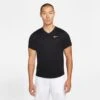 NIKE NKCT DRIFIT VICTORY TOP CV2982-010 BLACK MENS TENNIS