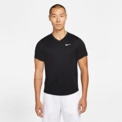 NIKE NKCT DRIFIT VICTORY TOP CV2982-010 BLACK MENS TENNIS