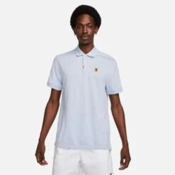 NIKE DRIFIT HERITAGE SLIM2 POLO DA4379-412 BLUE WHISPER