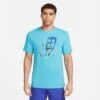 NIKE NKCT DRIFIT TEE OZ DZ2635-416 BALTIC BLUE