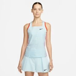 NIKE NKCT DRIFIT SLAM TANK DR6795-474 GLACIER BLUE LADIES TENNIS
