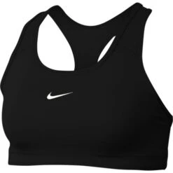 NIKE NK DRIFIT SWOOSH 1PP BRA BV3636-010 BLACK LADIES