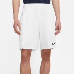 NIKE NKCT DF VICTORY 9 INCH SHORT CV2545-100 WHITE MENS TENNIS