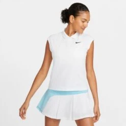 NIKE NKCT DRIFIT VICTORY POLO CV2473-100 WHITE LADIES