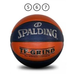 SPALDING TF GRIND BASKETBALL ORANGE/NAVY
