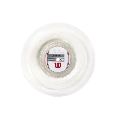 WILSON SYNTHETIC POWER 1.30MM 200M WHITE TENNIS STRING 1 WILSON SYNTHETIC POWER 1.30MM 200M WHITE TENNIS STRING
