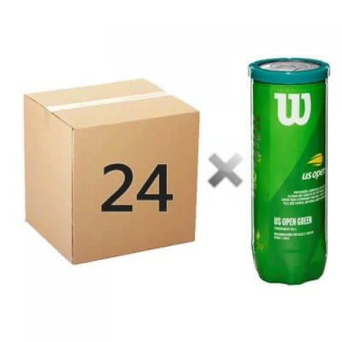 WILSON US OPEN GREEN DOT 3BALL 72BALL BOX 1 WILSON US OPEN GREEN DOT 3BALL 72BALL BOX