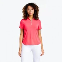 NIVO NAILA SS POLO NI3211104 GERANIUM LADIES