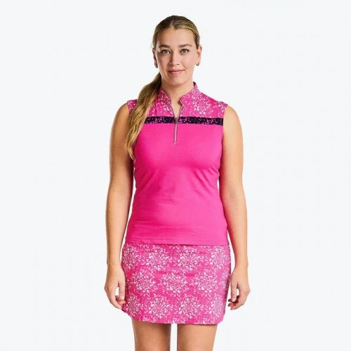 NIVO LERA SLEEVELESS MOCK NI3211154 MAGENTA LADIES 1 NIVO LERA SLEEVELESS MOCK NI3211154 MAGENTA LADIES