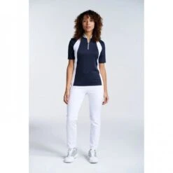NIVO CALI SS MOCK NI3211134 NAVY LADIES POLO