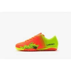 LEOCI PURGATORY TF ORANGE/GREEN JUNIOR TURF SHOES