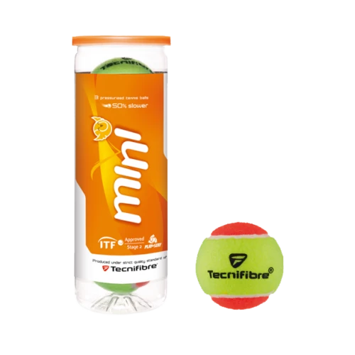 TECNIFIBRE MINI ORANGE 3BALL TENNIS BALL 1 TECNIFIBRE MINI ORANGE 3BALL TENNIS BALL