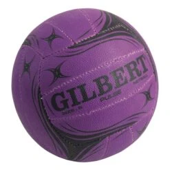 GILBERT PULSE SIZE-4 JUNIOR NETBALL PURPLE
