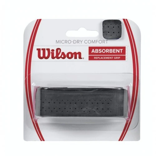 WILSON MICRO COMFORT REPLACMENT GRIP BLACK 1 WILSON MICRO COMFORT REPLACMENT GRIP BLACK