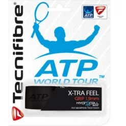 TECNIFIBRE XTRA FEEL GRIP -Tennis Equipment Store xtra feel x1 black 500x500 1